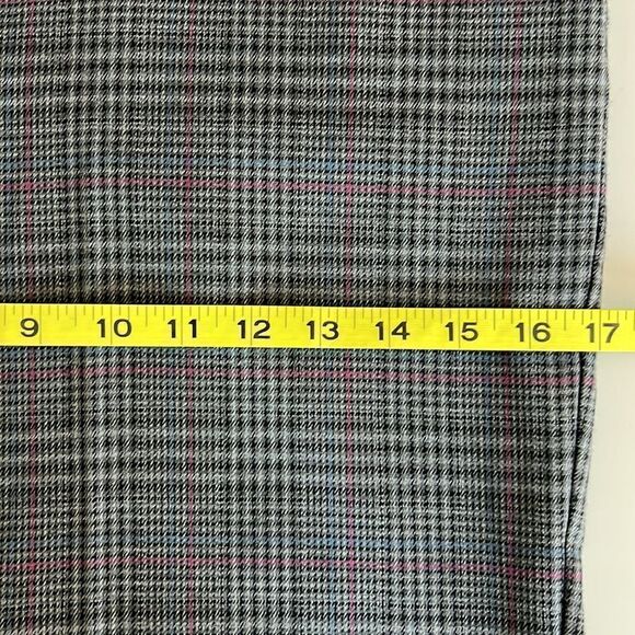 NWOT Vince Camuto Wide Leg Plaid Trouser Pants Dark Grey Plus Size 20W - Picture 12 of 14